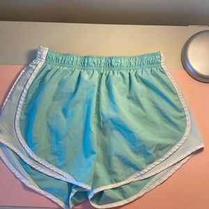 Mint Nike tempo running shorts. Size medium